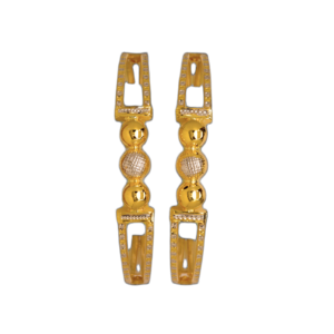 916 Gold Hallmarked Double Pipe Kadli - DPK75