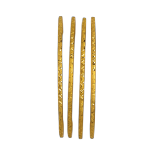 916 Gold Modern Four Pipe Kadli - FPK40