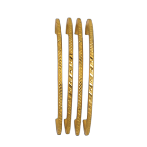 916 Gold Royal Four Pipe Kadli - FPK41