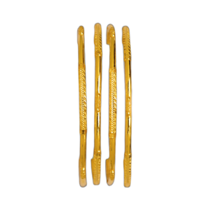 916 Gold Royal Four Pipe Kadli - FPK38