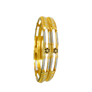 916 Gold Hallmarked Double Pipe Kadli - DPK03