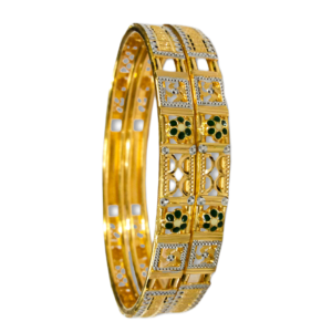 916 Gold Royal Double Pipe Kadli - DPK06