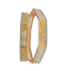 916 Gold Royal Double Pipe Kadli - DPK25