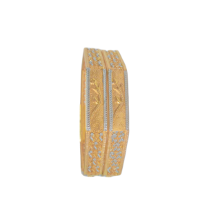 916 Gold Designer Double Pipe Kadli - DPK26