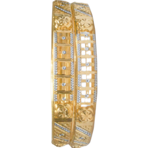 916 Gold Daily Wear Double Pipe Kadli - DPK33
