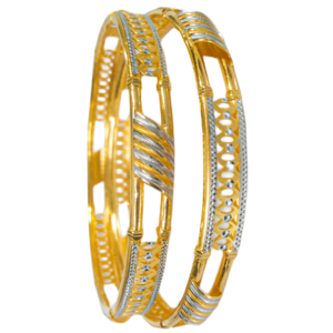 916 Gold Stunning Double Pipe Kadli - DPK35