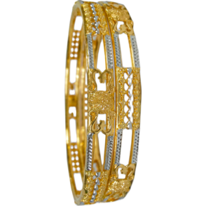 916 Gold Royal Double Pipe Kadli - DPK44