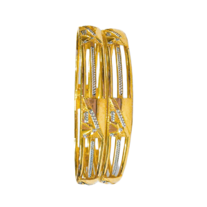 916 Gold Unique  Double Pipe Kadli - DPK49