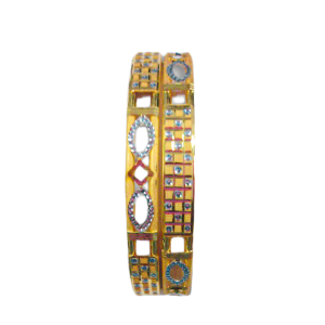 916 Gold Stunning Double Pipe Kadli - DPK54