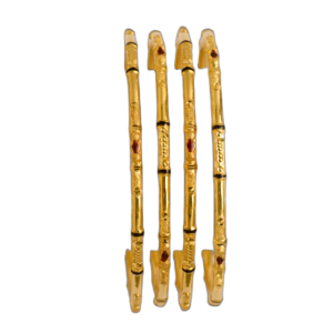 916 Gold Elegant Four Pipe Kadli - FPK33