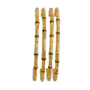 916 Gold Daily Wear Four Pipe Kadli - FPK32
