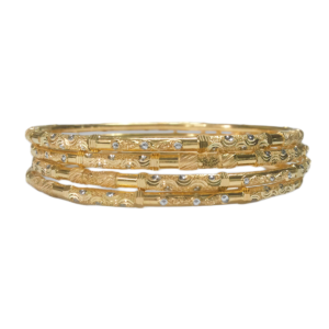 916 Gold Daily Wear Four Pipe Kadli - FPK14