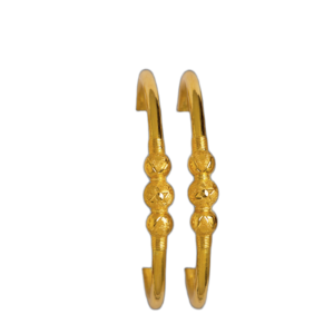 916 Gold Simple Round Pipe Kadli - RPK117