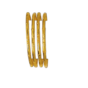 916 Gold Beautiful Four Pipe Kadli - FPK27