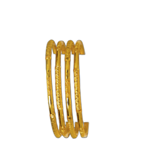 916 Gold Modern Four Pipe Kadli - FPK28