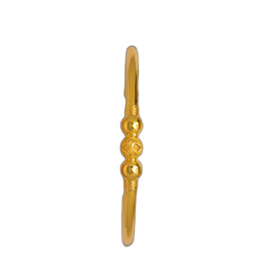 916 Gold Beautiful Round Pipe Kadli - RPK109