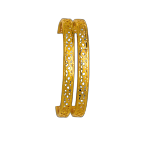 916 Gold Hallmarked Double Pipe Kadli - DPK67