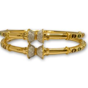 916 Gold Simple Round Pipe Kadli - RPK16