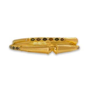 916 Gold Unique  Round Pipe Kadli - RPK39
