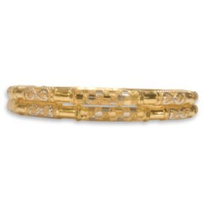 916 Gold Beautiful Round Pipe Kadli - RPK44