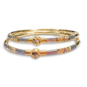 916 Gold Royal Round Pipe Kadli - RPK58