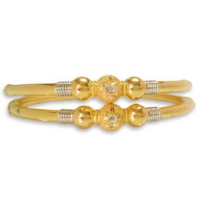 916 Gold Daily Wear Round Pipe Kadli - RPK64