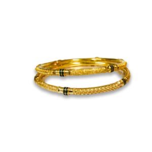 916 Gold Simple Round Pipe Kadli - RPK82