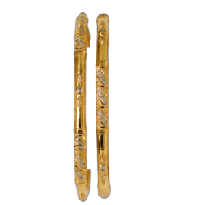 916 Gold Simple Round Pipe Kadli - RPK100