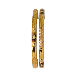 916 Gold Round Pipe Baccha Kadli - BK07