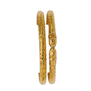 916 Gold Round Pipe Baccha Kadli - BK05