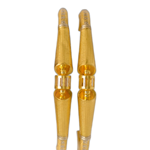 916 Gold Unique Round Pipe Kadli - RPK96