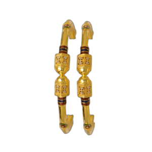 916 Gold Stunning Round Pipe Kadli - RPK90