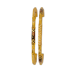 916 Gold Beautiful Round Pipe Kadli - RPK91