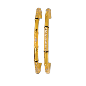916 Gold Designer Round Pipe Kadli - RPK92