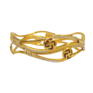 916 Gold Stunning Vakiya Kadli - VK36