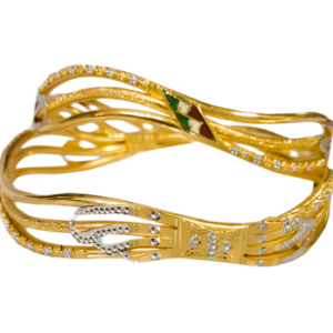 916 Gold Modern Vakiya Kadli - VK39