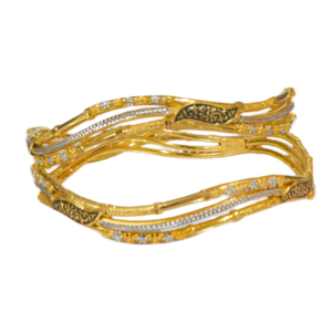 916 Gold Daily Wear Vakiya Kadli - VK53