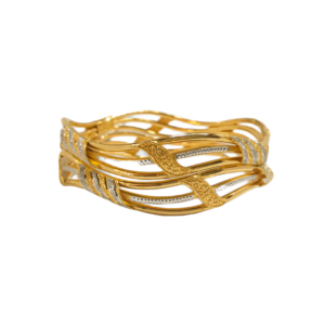 916 Gold Handmade Vakiya Kadli - VK57
